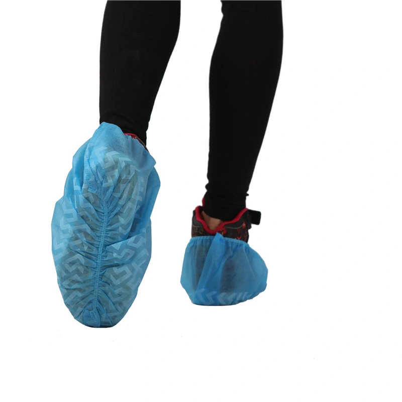 Medical Anti Slip Overshoes Non Woven Disposable Medical Shoe Covers