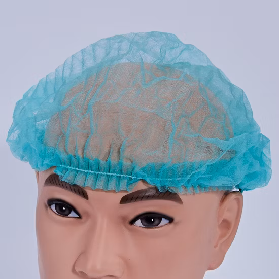 Desechable/No tejido/Mob/Quirúrgico// Bar/Médico/Scrub/Strip/Clip/Gorro Bouffant para enfermera/médico/cirujano/Clip/Mop Gorro Bouffant desechable