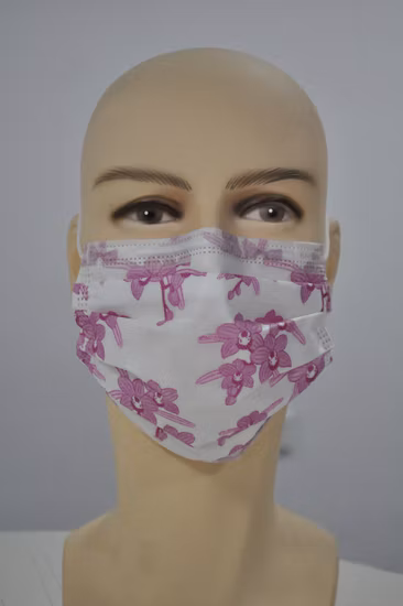Quirúrgico/Tipo Iir/Médico/Protección/Seguridad/No tejido 3ply/4ply Mascarilla desechable con oreja elástica