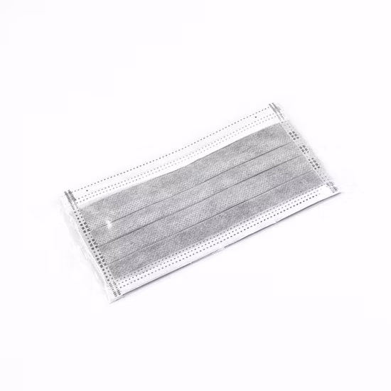 Mascarilla de 3 capas al por mayor Color azul/blanco/negro Máscara protectora desechable Suministro de fábrica Mascarilla civil y facial no tejida Earloop de 3 capas