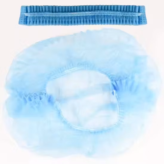 El clip de la tira quirúrgica capsula el casquillo bouffant no tejido médico disponible de la cubierta del pelo