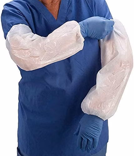 Cubierta disponible disponible de la manga del brazo de la cubierta plástica transparente disponible de la manga de PE/CPE