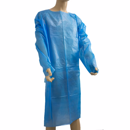 El CPE plástico unisex protector del nivel 3 de AAMI viste anti